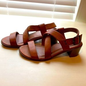 Sugar short leather heels (sz 6.5M)